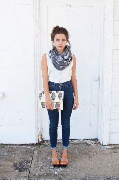 Easy Way To Tie Infinity Scarf
