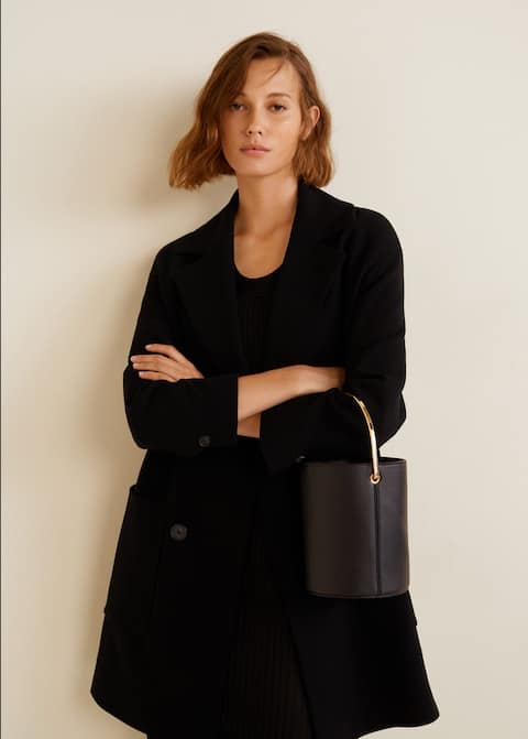 Metallic handle bag