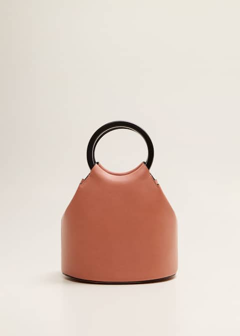 Wooden handle bag
