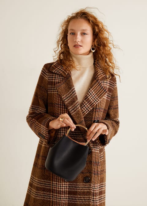 Metallic handle bag