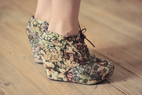 Why Don't You Try Floral Wedges?