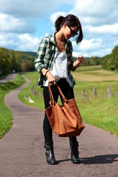 How To Style With Checkered Shirt