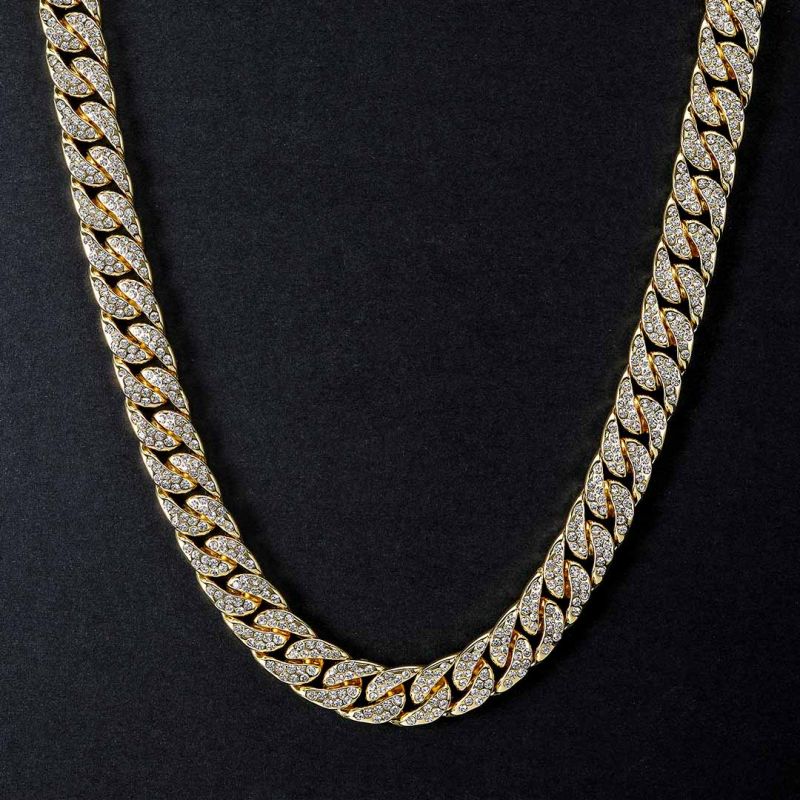 Helloice Iced 18K Gold 13mm Cuban Chain