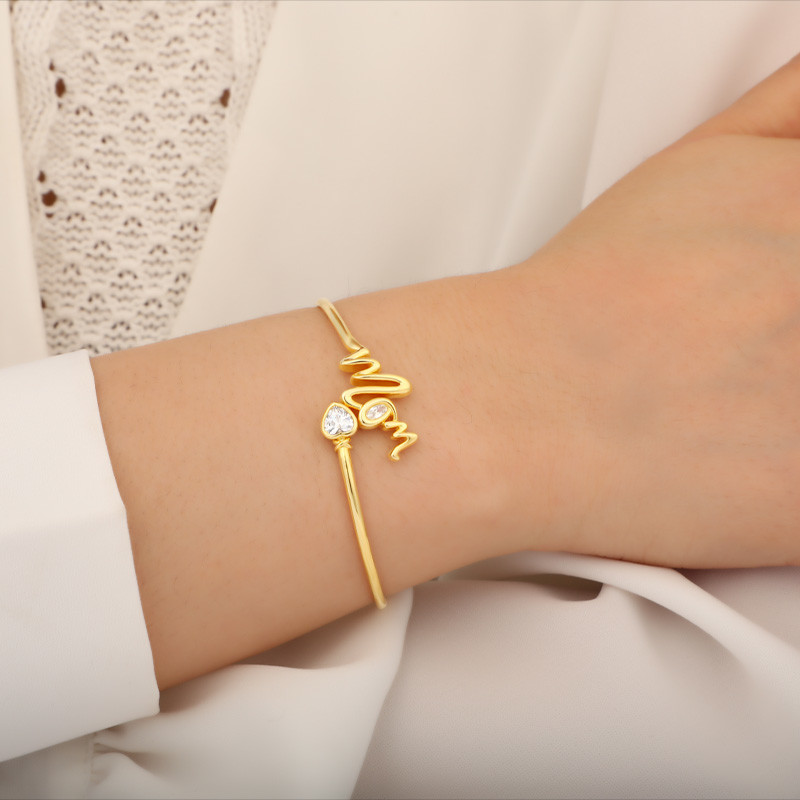 SHE·SAID·YES "Her Embrace" Bangle Bracelet