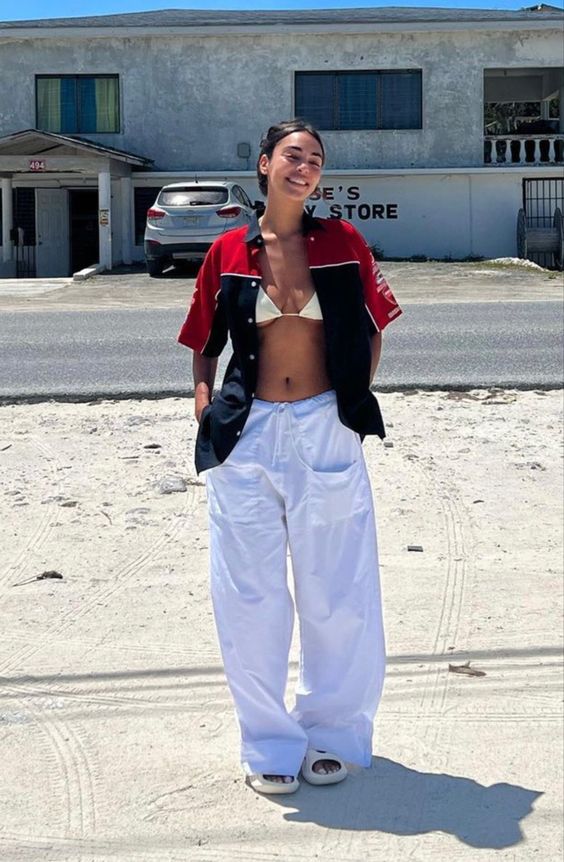 Parachute Wide Leg Pants Trend And How To Style Them In 2022