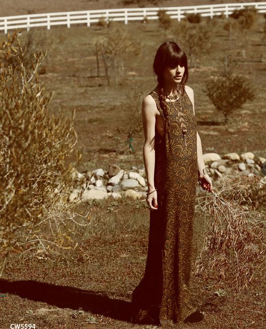 Chaser Fall Boho Long Dress Chaser Fall Boho Long Dress