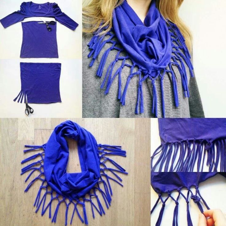 DIY Fringe Scarf DIY Fringe Scarf