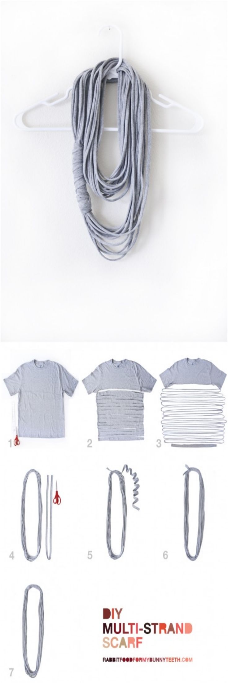 DIY Multi-Strand Scarf DIY Multi-Strand Scarf