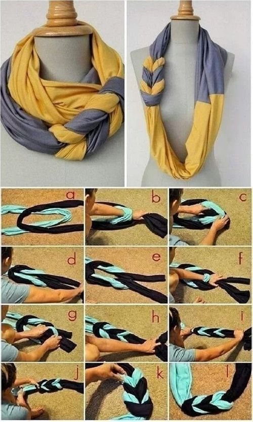 DIY Scarf tutorials DIY Scarf tutorials