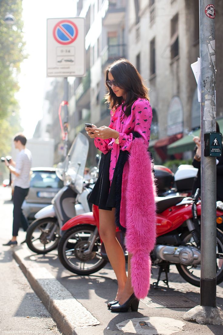 Fuchsia Fashion Street Style Fuchsia Fashion Street Style
