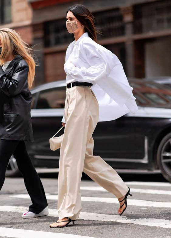 Kendall Jenner was styled by Dani Michelle The Row SS21
