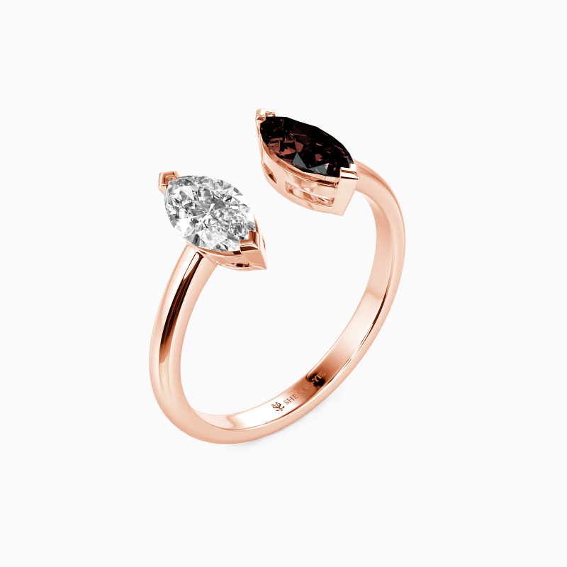 SHE·SAID·YES "You're Not Alone" Stackable Dainty Ring