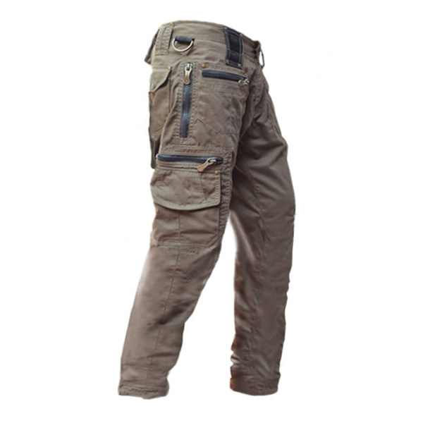 Mens outdoor zipper sports trousers
