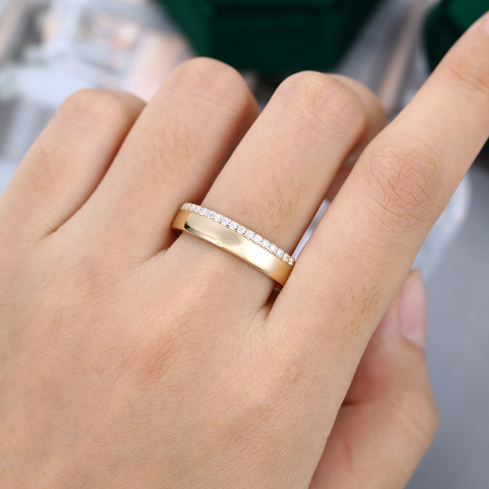 Yellow Gold 5mm Pure Gold Ring Wedding Band