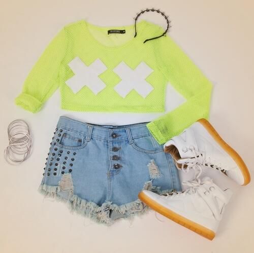 Neon casual Outfit Neon casual Outfit