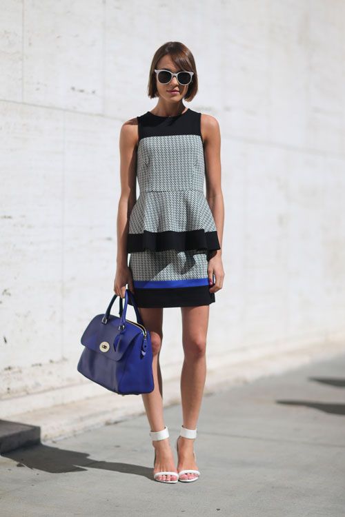 Peplum Dress on New York Fashion Week Spring 2014 Peplum Dress on New York Fashion Week Spring 2014