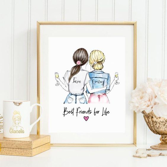 Personalized FRIENDS Wall Art