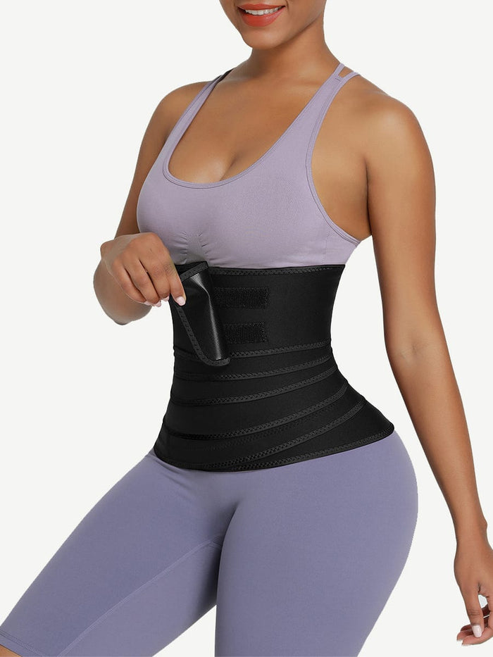 Wholesale Neoprene Tummy Control Fat Burning Fitting Waist Trimmer Wrap Shaper Belt