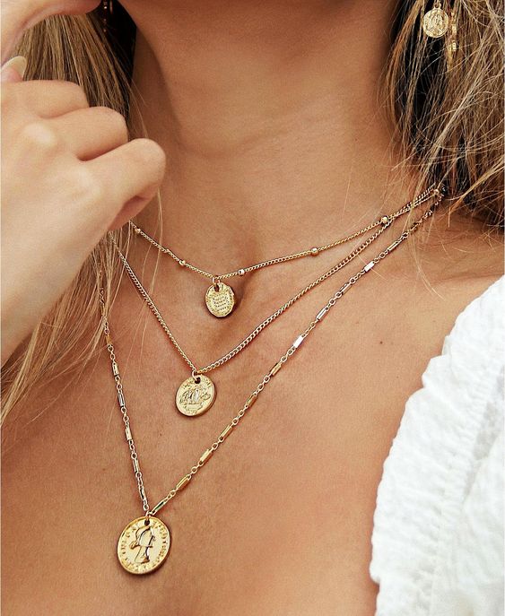 The 2021 Biggest Jewelry Trend: Multi Layered Necklaces